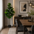 Planta Artificiala Copac Tip Ficus, 180 cm, Verde, cu Ghiveci [2]