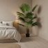 Planta Artificiala Tip Palmier Livistona Evantai, 10 frunze, 160 cm, Verde [3]