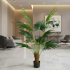 Planta Artificiala Tip Palmier Livistona Evantai, 10 frunze, 160 cm, Verde [4]