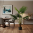 Planta Artificiala Tip Palmier Livistona Evantai, 5 frunze, 120 cm, Verde [2]