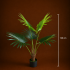 Planta Artificiala Tip Palmier Livistona Evantai, 5 frunze, 120 cm, Verde [4]