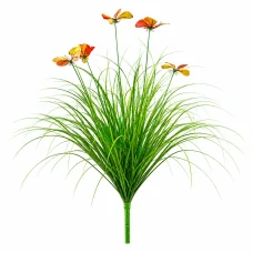 Planta Artificiala Iarba Ornamentala Tip Fluture, 60 cm, cu 5 Flori, Verde si Rosu, Fara Ghiveci Planta Artificiala Iarba Ornamentala Tip Fluture, 60 cm, cu 5 Flori, Verde si Rosu, Fara Ghiveci