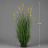 Planta Artificiala Iarba Ornamentala Tip Coada de Pisica, 150 cm, 17 tulpini, iarba curbata si spice, Verde, Fara Ghiveci [2]