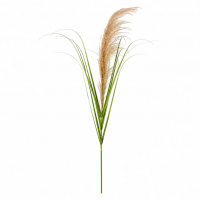 Planta Artificiala Iarba Ornamentala, 110 cm, Stuf si Iarba, Verde si Maro, Fara Ghiveci