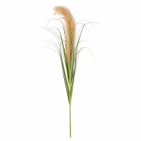 Planta Artificiala Iarba Ornamentala, 140 cm, Stuf si Iarba, Verde si Maro, Fara Ghiveci