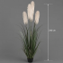 Planta Artificiala Iarba Ornamentala, 240cm, cu 5 fire, Stuf si Iarba, Verde si Gri, Fara Ghiveci [2]