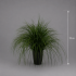 Planta Artificiala Iarba Ornamentala Tip Fantana, 110cm, Verde, Fara Ghiveci [3]