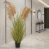 Planta Artificiala Iarba Ornamentala, 170cm, cu 7 fire, Stuf si Iarba, Verde Tomnal, Fara Ghiveci [2]