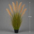 Planta Artificiala Iarba Ornamentala, 170cm, cu 7 fire, Stuf si Iarba, Verde Tomnal, Fara Ghiveci [3]