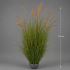 Planta Artificiala Iarba Ornamentala Tip Coada de Pisica, 150cm, 26 tulpini, Iarba curbata si Spice, Verde Tomnal, Fara Ghiveci [3]