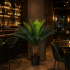 Planta Artificiala Copac Tip Palmier, 18 frunze, 95 cm, Verde, cu Ghiveci [3]