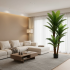 Planta Artificiala Copac Tip Palmier, 3 Brate, 190 cm, Verde, cu Ghiveci [2]