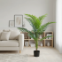 Planta Artificiala Copac Tip Palmier Kentia, 12 frunze, 120 cm, Verde, cu Ghiveci [2]