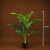 Planta Artificiala Copac Tip Palmier Kentia, 12 frunze, 120 cm, Verde, cu Ghiveci [4]