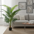Planta Artificiala Copac Tip Palmier Kentia, 3 tulpini, 17 frunze, 160 cm, Verde, cu Ghiveci [3]