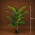 Planta Artificiala Copac Tip Palmier Kentia, 3 tulpini, 17 frunze, 160 cm, Verde, cu Ghiveci [4]