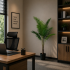 Planta Artificiala Copac Tip Palmier Kentia, Cu Frunze Elegante, 160 cm, 7 frunze, Verde, cu Ghiveci [2]