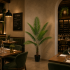 Planta Artificiala Copac Tip Palmier Kentia, Cu Frunze Elegante, 180 cm, 10 frunze, Verde, cu Ghiveci [3]