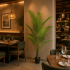 Planta Artificiala Copac Tip Palmier Kentia, Cu Frunze Elegante, 200 cm, 15 frunze, Verde, cu Ghiveci [3]