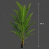 Planta Artificiala Copac Tip Palmier Kentia, Cu Frunze Elegante, 230 cm, 18 frunze, Verde, cu Ghiveci [4]