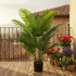 Planta Artificiala Tip Palmier Areca, 12 frunze, 120 cm, Verde [3]
