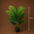 Planta Artificiala Tip Palmier Areca, 12 frunze, 120 cm, Verde [4]