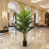 Planta Artificiala Tip Palmier Areca, 25 frunze, 190 cm, Verde [3]