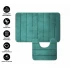 Covorase de Baie, 80x50 cm / 50x40 cm, Verde, Antiderapant, Absorbant, Set 2 bucati [2]
