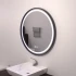 Oglinda LED Rotunda 60cm, Lucea Touch, Rama Neagra, Sistem Dezaburire, Dimabila [4]