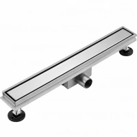 Sifon Tip Rigola Pardoseala 7 x 60 cm, Inox 304, Argintiu