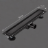 Sifon Tip Rigola Pardoseala 7 x 50 cm, Inox 304, Negru [3]