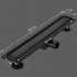 Sifon Tip Rigola Pardoseala 7 x 60 cm, Inox 304, Negru [3]