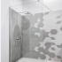 Paravan dus Walk-In 100x195 cm, sticla securizata 8 mm, transparenta, profil metalic rezistent [2]