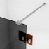Paravan dus Walk-In 90x195 cm, sticla securizata 8 mm, gri, profil metalic rezistent [3]