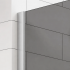 Paravan dus Walk-In 90x195 cm, sticla securizata 8 mm, gri, profil metalic rezistent [4]