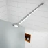 Paravan dus Walk-In 90x195 cm, sticla securizata 8 mm, satin, profil metalic rezistent [3]