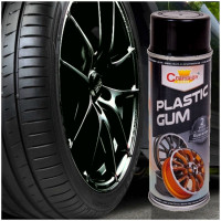 Spray Vopsea Cauciucata pentru Jante, culoare Neagra, 400ml, Champion Color Spray Vopsea Cauciucata pentru Jante, culoare Neagra, 400ml, Champion Color