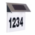 Placa numar casa iluminata LED, incarcare solara, carcasa din INOX [2]