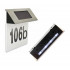 Placa numar casa iluminata LED, incarcare solara, carcasa din INOX [3]