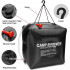 Dus solar suspendat pentru camping sau plaja, capacitate 40l, culoare Neagra [4]