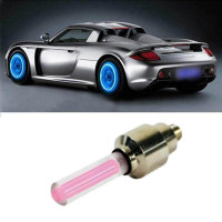 Set 2 Capace Valva cu LED Roz, cu senzor de lumina si miscare Set 2 Capace Valva cu LED Roz, cu senzor de lumina si miscare