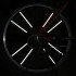 Set 12 ornamente din material reflectorizant pentru spite bicicleta, culoare gri - argintiu [4]