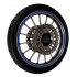 Set 16 ornamente Reflectorizante pentru jante auto, moto, culoare Albastra [3]