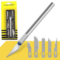 Set 6 buc. cutter + diverse lame de schimb pentru folie autocolant
