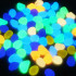 Set 100 pietre decorative fluorescente, culoare Multicolor, AVX-AG653C [4]