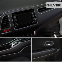 Banda decor interior crom TUNING, 5m, ARGINTIU Banda decor interior crom TUNING, 5m, ARGINTIU