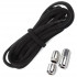 Sireturi elastice SMART pentru incaltaminte cu clema metalica, culoare neagra [3]
