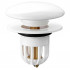 Dop scurgere chiuveta, universal, deschidere cu click, material oțel, diametru exterior 66 mm, culoare Alba [3]