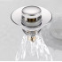 Dop scurgere chiuveta, universal, deschidere cu click, material oțel, diametru exterior 62 mm, culoare Argintiu [4]