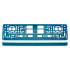 Suport numar inmatriculare din plastic, calitate Premium, culoare TURQUOISE [2]